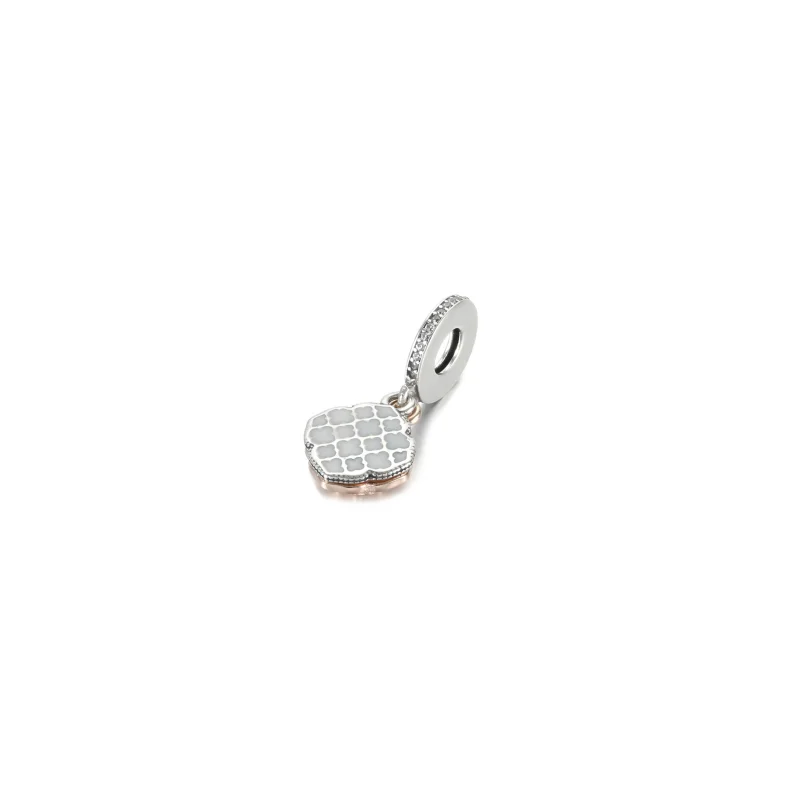 (imagine pentru) Charm cu trandafiri PANDORA în două tonuri - 789373C01 - Vizualizare 4