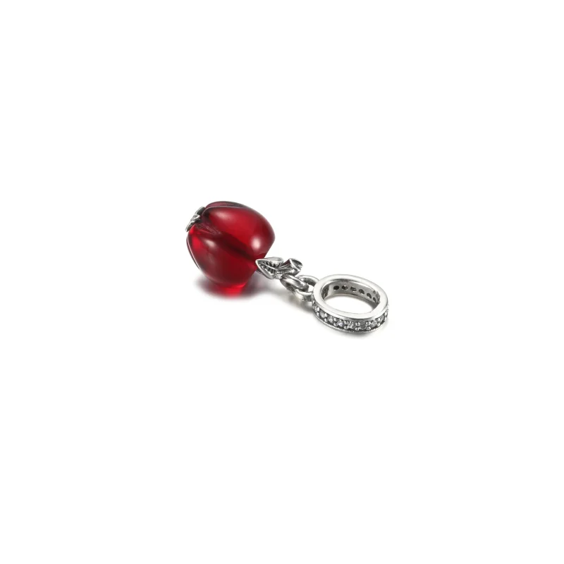 (imagine pentru) Charm PANDORA din sticlă de Murano cu măr roșu - 799534C01 - Vizualizare 4