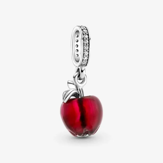 (imagine pentru) Charm PANDORA din sticlă de Murano cu măr roșu - 799534C01