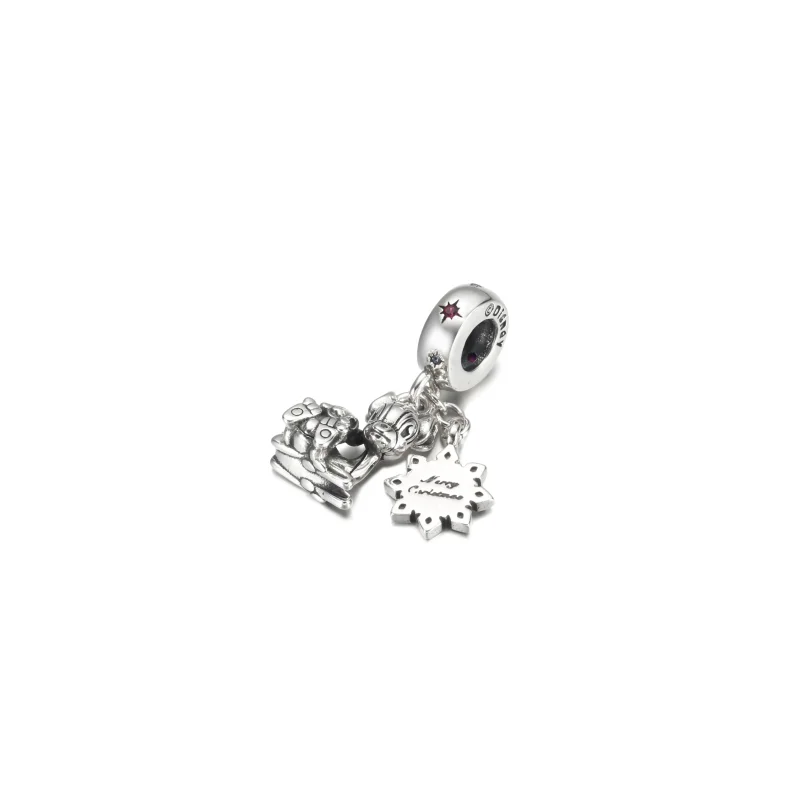 (imagine pentru) Charm PANDORA Disney Bambi & Thumper - 799647C01 - Vizualizare 2