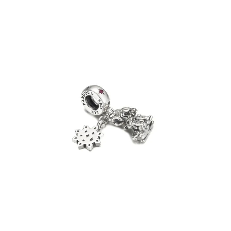 (imagine pentru) Charm PANDORA Disney Bambi & Thumper - 799647C01 - Vizualizare 4