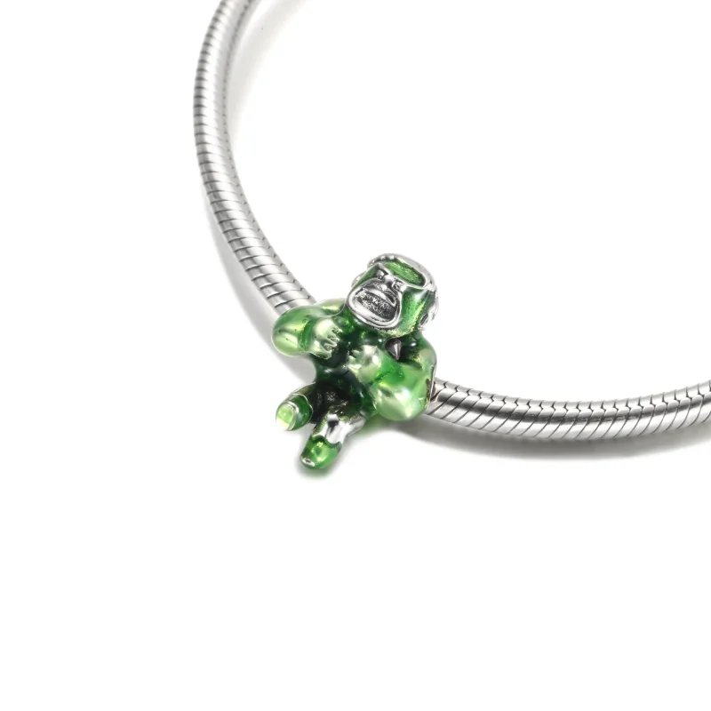 (imagine pentru) Charm PANDORA Marvel The Avengers Hulk - 790220C01 - Vizualizare 6