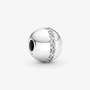 (imagine pentru) Charm PANDORA Sparkling Line Clip - 799403C01