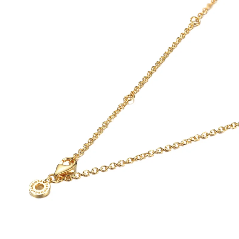 (imagine pentru) Colier Pandora Logo Pavé cerc - 367436C01 - Vizualizare 4
