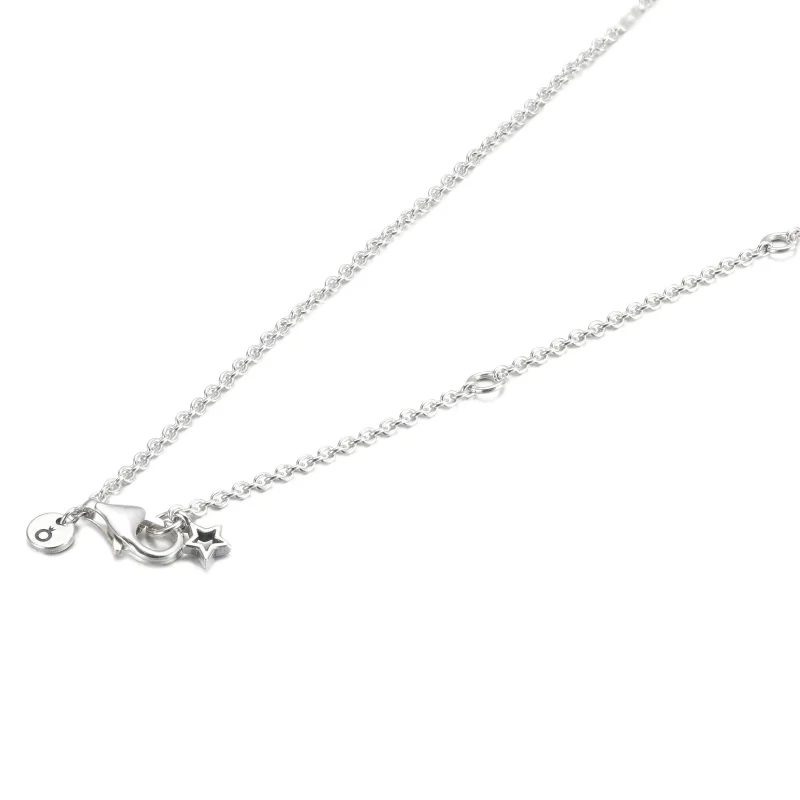 (imagine pentru) Colierul PANDORA Pavé Asymmetric Star - 390020C01 - Vizualizare 4