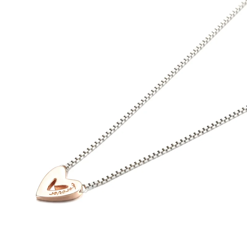 (imagine pentru) Colierul PANDORA Sparkling Freehand Heart - 380089C01 - Vizualizare 3