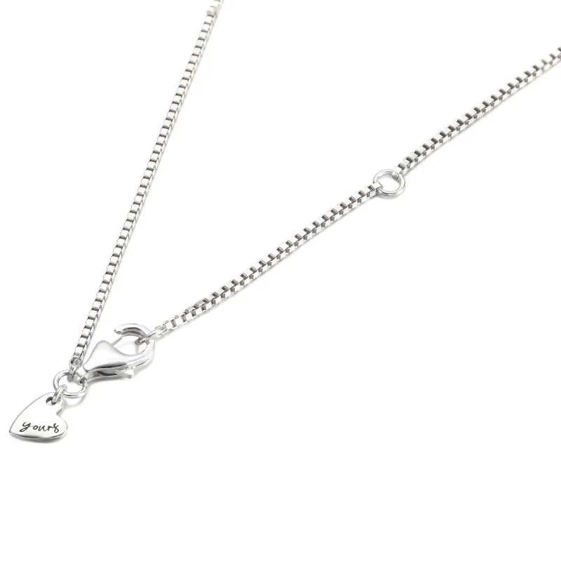 (imagine pentru) Colierul PANDORA Sparkling Freehand Heart - 380089C01 - Vizualizare 4
