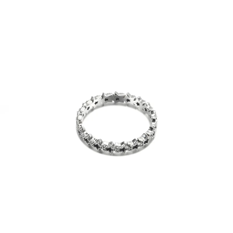 (imagine pentru) Inel PANDORA Band of Asymmetric Stars - 190029C00 - Vizualizare 2