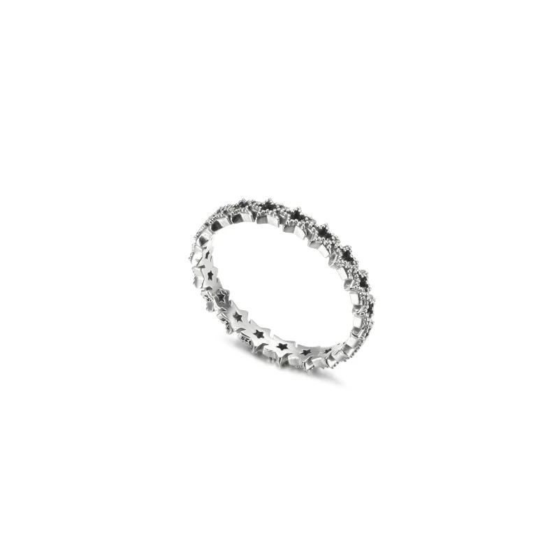 (imagine pentru) Inel PANDORA Band of Asymmetric Stars - 190029C00 - Vizualizare 4