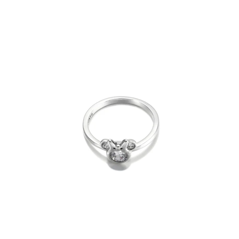 (imagine pentru) Inel PANDORA Disney Minnie Mouse cu cap strălucitor - 190074C01 - Vizualizare 3