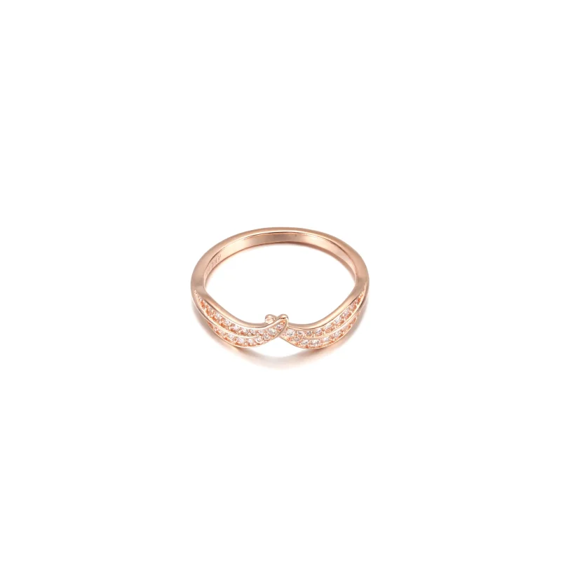 (imagine pentru) Inel PANDORA Sparkling Leaves - 189533C01 - Vizualizare 3