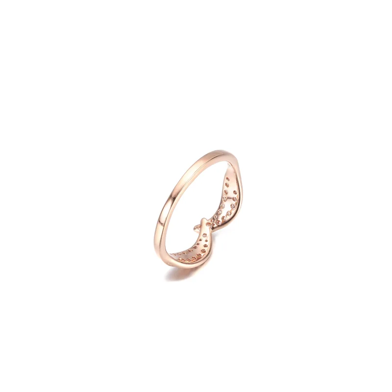 (imagine pentru) Inel PANDORA Sparkling Leaves - 189533C01 - Vizualizare 5