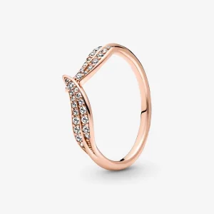 (imagine pentru) Inel PANDORA Sparkling Leaves - 189533C01