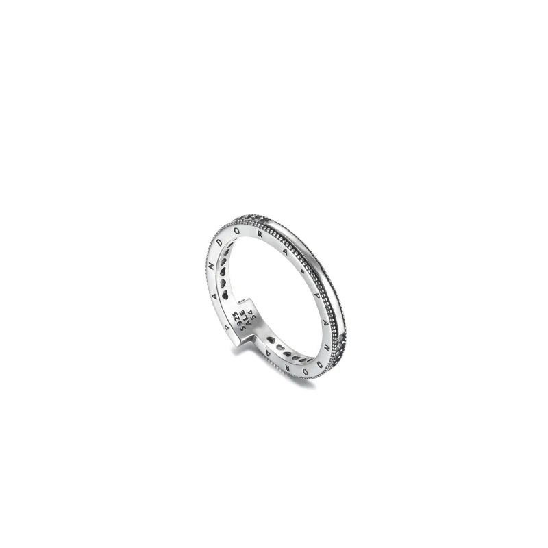 (imagine pentru) Inel PANDORA Sparkling Overlapping - 199491C01 - Vizualizare 5