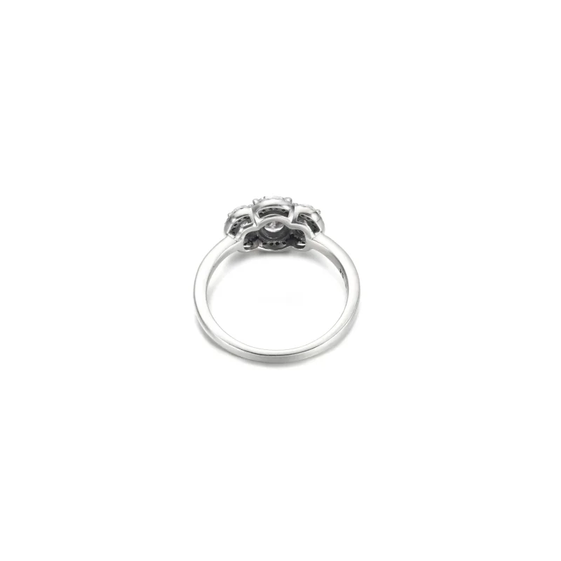 (imagine pentru) Inel vintage PANDORA cu trei pietre - 190049C01 - Vizualizare 4