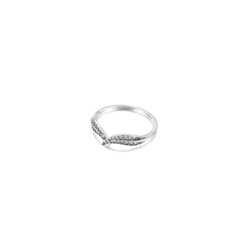(imagine pentru) Inelul PANDORA Sparkling Leaves - 199533C01 - Vizualizare 3