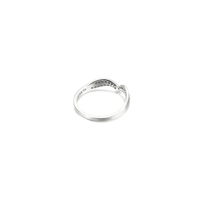 (imagine pentru) Inelul PANDORA Sparkling Leaves - 199533C01 - Vizualizare 4
