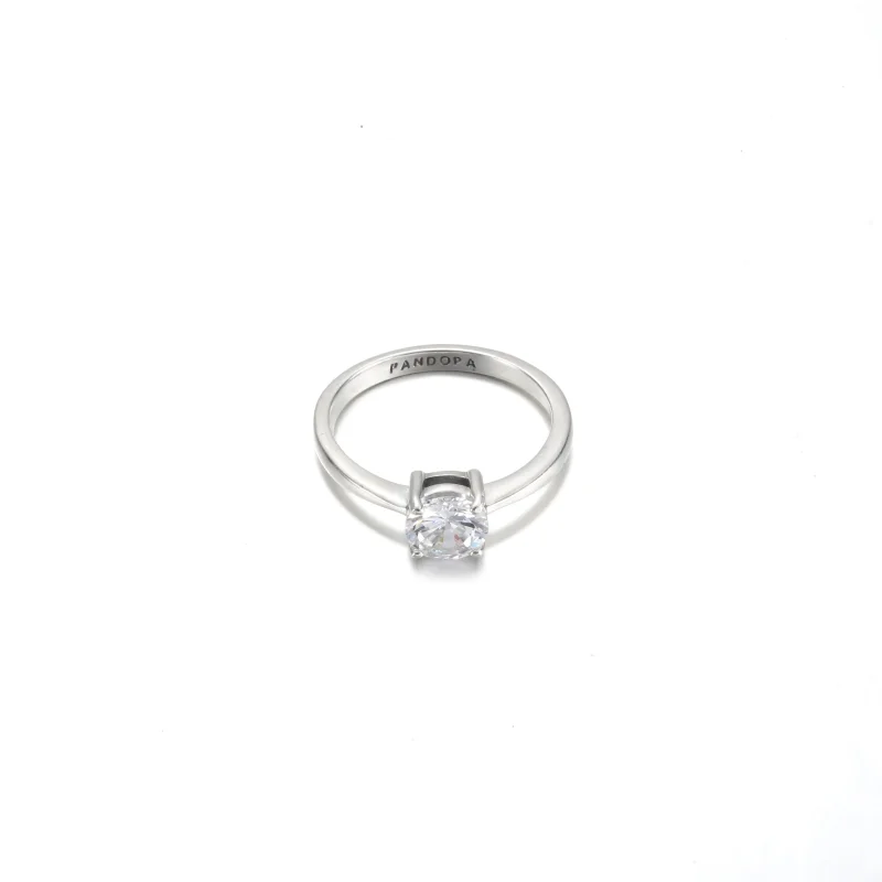 (imagine pentru) Inelul PANDORA Sparkling Solitaire - 190052C01 - Vizualizare 3