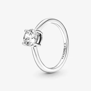 Inelul PANDORA Sparkling Solitaire - 190052C01 (imagine pentru) Inelul PANDORA Sparkling Solitaire - 190052C01