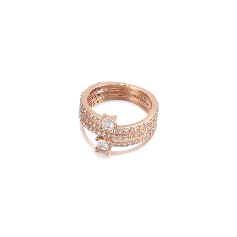 (imagine pentru) Inelul PANDORA Triple Spiral - 180051C01 - Vizualizare 4