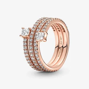 (imagine pentru) Inelul PANDORA Triple Spiral - 180051C01