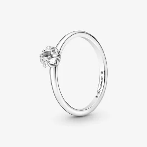 Inelul solitar PANDORA Celestial Sparkling Star - 190026C01 (imagine pentru) Inelul solitar PANDORA Celestial Sparkling Star - 190026C01