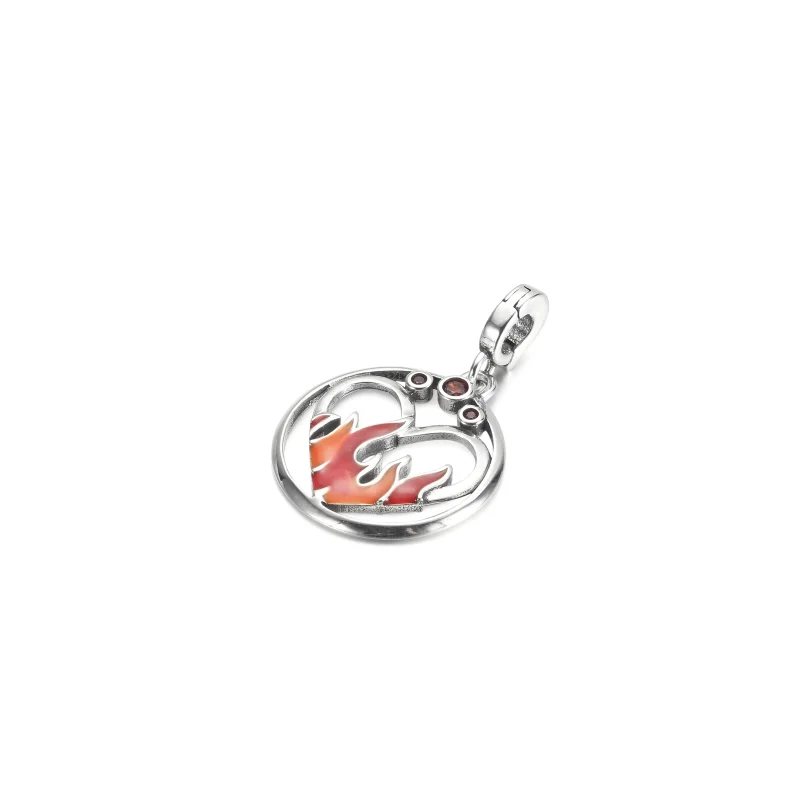 (imagine pentru) Medalionul Pandora ME Fire Inside - 799674C01 - Vizualizare 2