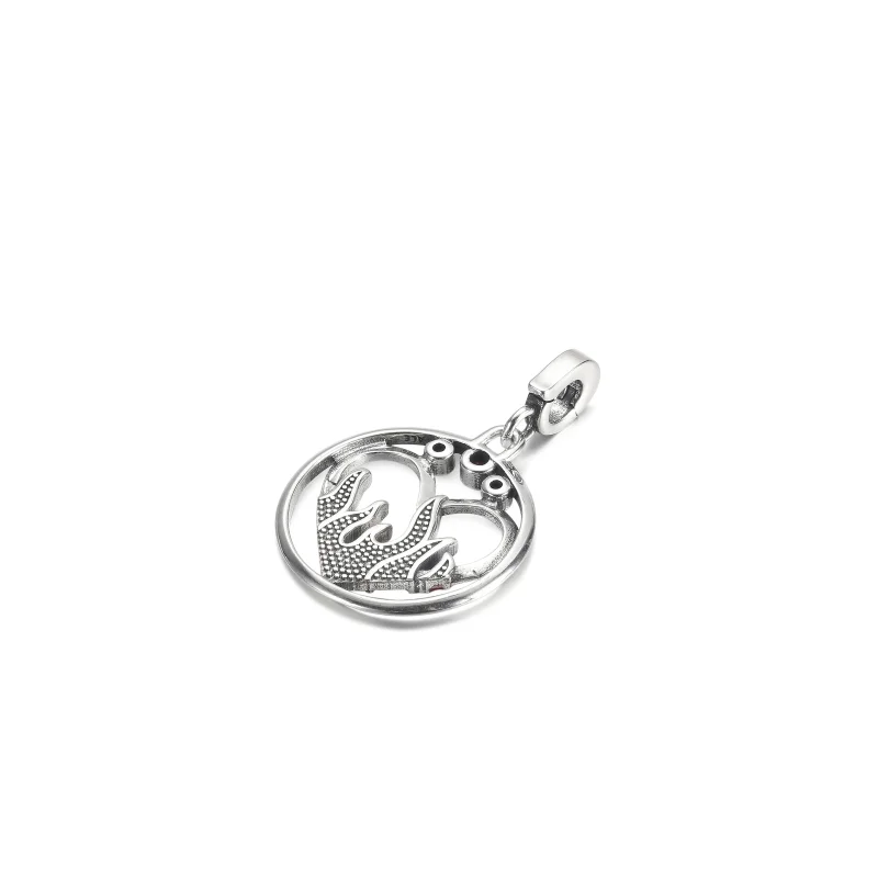 (imagine pentru) Medalionul Pandora ME Fire Inside - 799674C01 - Vizualizare 3