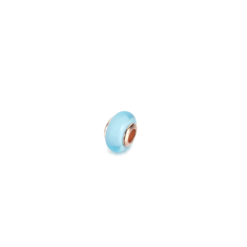 (imagine pentru) PANDORA Charm din sticlă Murano mată albastră - 789420C00 - Vizualizare 2