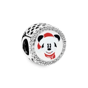 (imagine pentru) Pandora Charm Mickey Happy Holly Days 2021 - P-D-3598