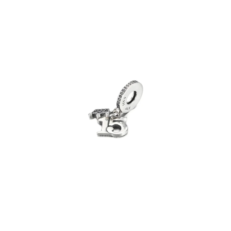 (imagine pentru) PANDORA Charmață suspendată aniversară a 15-a - 799540C01 - Vizualizare 2