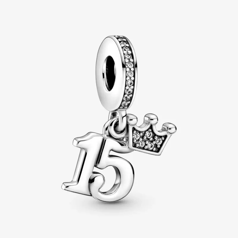 (imagine pentru) PANDORA Charmață suspendată aniversară a 15-a - 799540C01