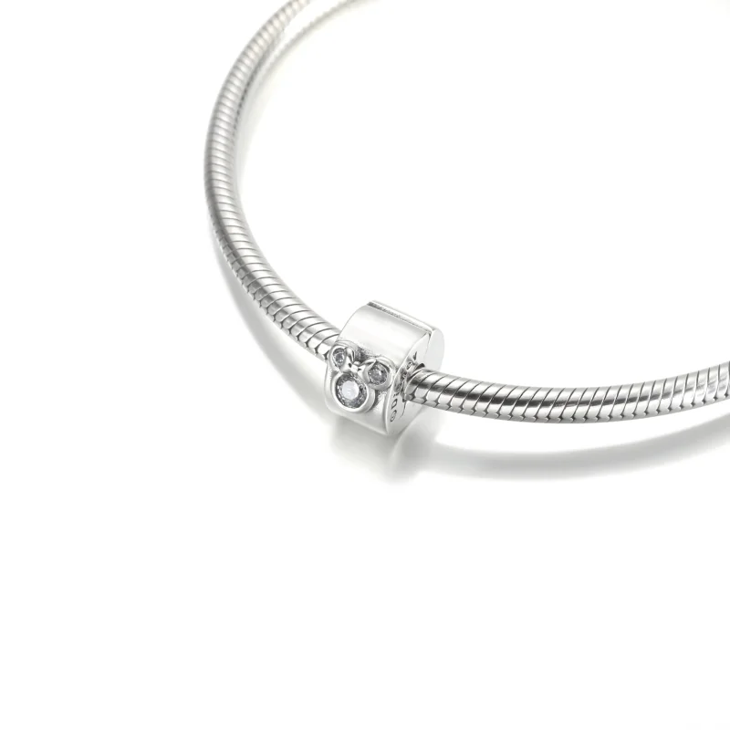 (imagine pentru) PANDORA Disney Breloc Mickey Mouse & Minnie Mouse Clip - 790111C01 - Vizualizare 5