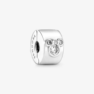 (imagine pentru) PANDORA Disney Breloc Mickey Mouse & Minnie Mouse Clip - 790111C01