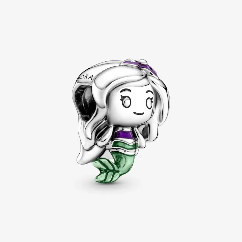 (imagine pentru) PANDORA Disney Cântăreața de la Mica Sirenă Ariel Charm - 799508C01