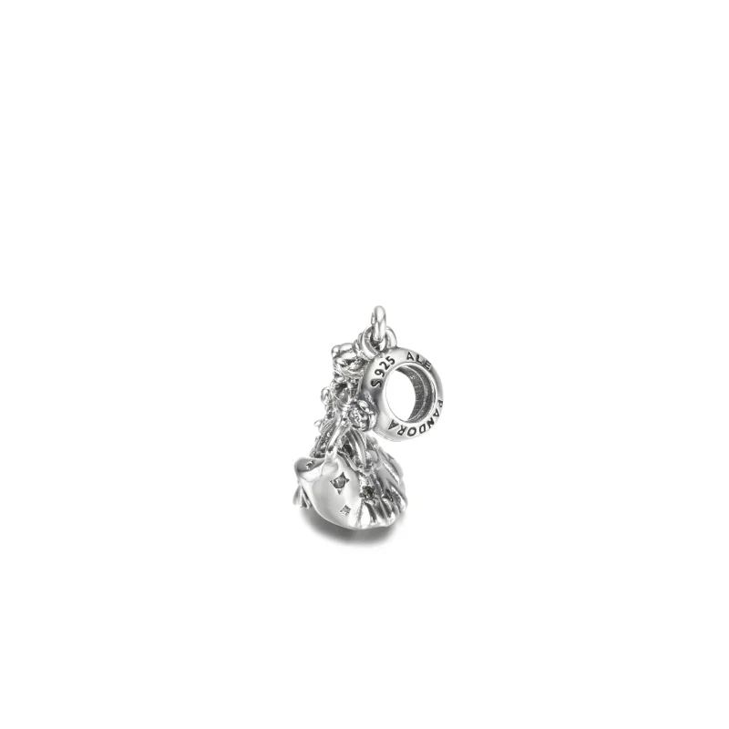 (imagine pentru) PANDORA Disney Frumusețea și Bestia Belle Dansatoare Breloc - 790014C01 - Vizualizare 5
