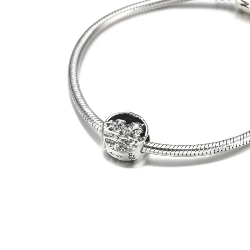(imagine pentru) PANDORA Disney Frumusețea și Bestia Belle și Prietenii Charm - 790060C00 - Vizualizare 6
