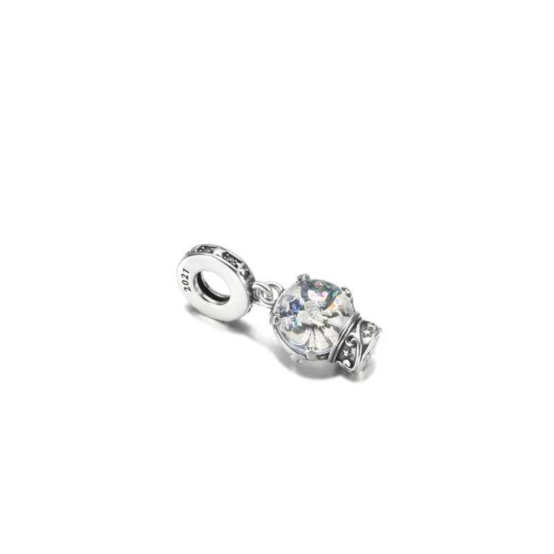 (imagine pentru) PANDORA Disney Frumusețea și Bestia Floarea Fermecată Pandantiv Pandant - 790024 - Vizualizare 3