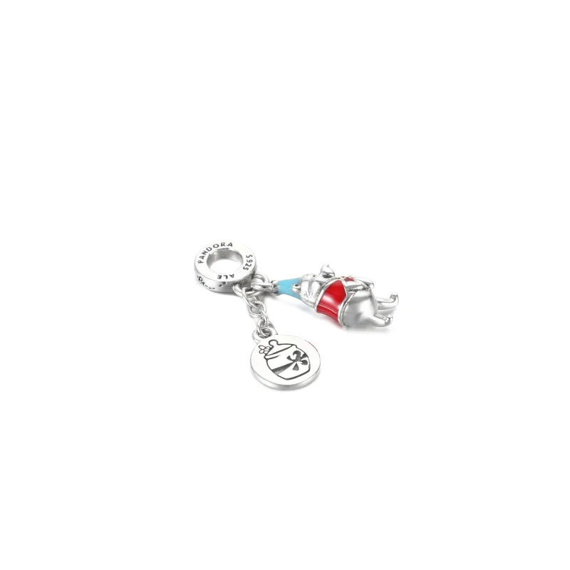 (imagine pentru) PANDORA Disney Winnie the Pooh Ziua de naștere Dangle Charm - 799385C01 - Vizualizare 4