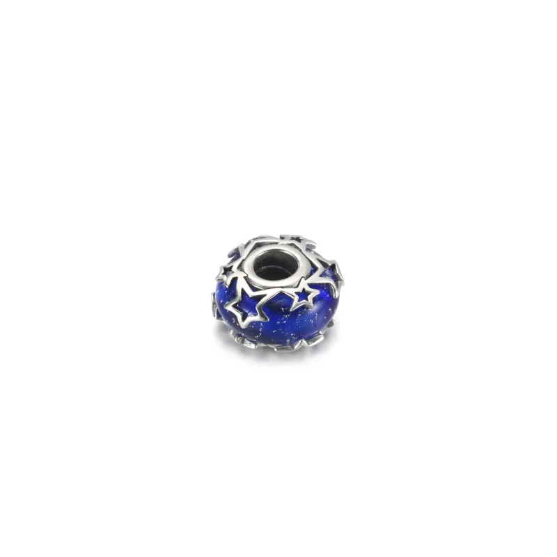 (imagine pentru) PANDORA Galaxy Albastru & Pandantiv Star Murano - 790015C00 - Vizualizare 4