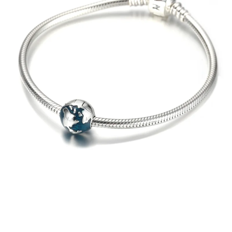 (imagine pentru) PANDORA Glob albastru pentru prindere - 799429C01 - Vizualizare 5