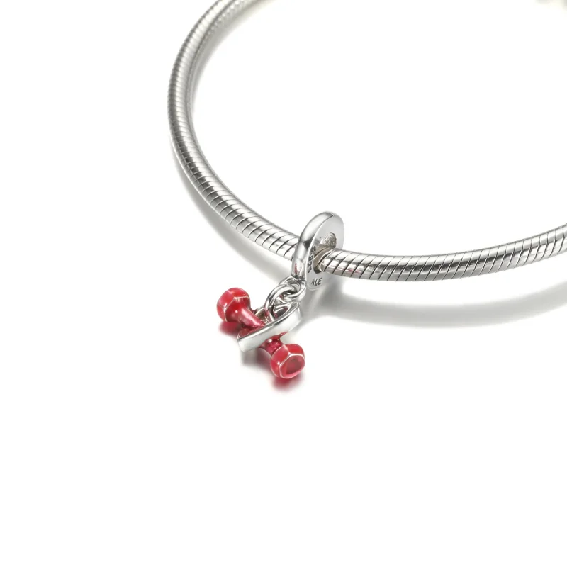 (imagine pentru) PANDORA Greutate pentru fluture și pandantiv inimă - 799545C01 - Vizualizare 5
