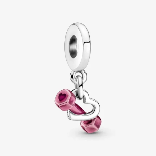 (imagine pentru) PANDORA Greutate pentru fluture și pandantiv inimă - 799545C01