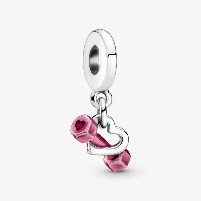 (imagine pentru) PANDORA Greutate pentru fluture și pandantiv inimă - 799545C01