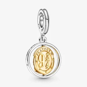 (imagine pentru) PANDORA Harry Potter, pandantiv cu Hedwig care se rotește - 760035C00