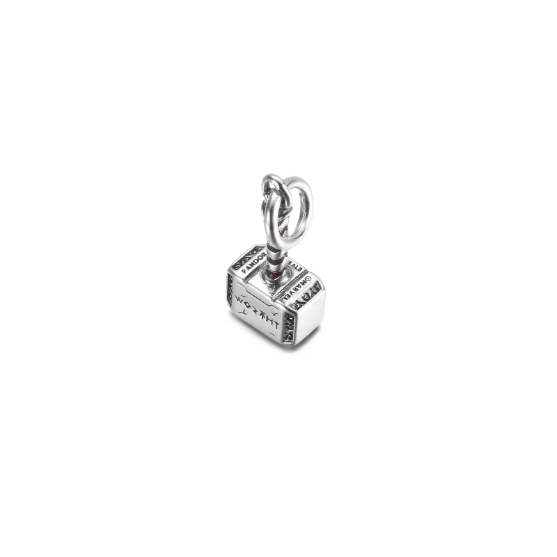 (imagine pentru) PANDORA Marvel, Cercei Pandantiv Thor's Hammer The Avengers - 790483C01 - Vizualizare 3