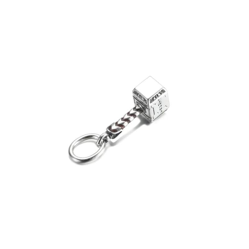 (imagine pentru) PANDORA Marvel, Cercei Pandantiv Thor's Hammer The Avengers - 790483C01 - Vizualizare 4