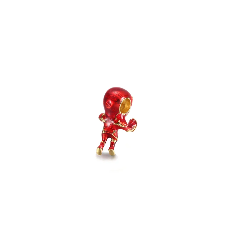 (imagine pentru) PANDORA Marvel The Avengers Iron Man Charm - 760268C01 - Vizualizare 3