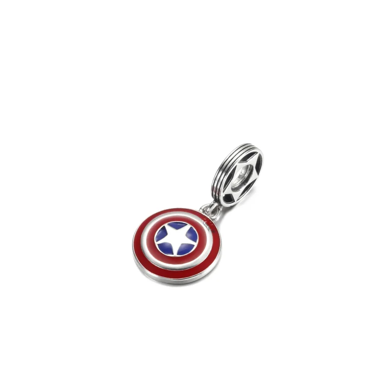 (imagine pentru) PANDORA Marvel The Avengers Pandantiv Captain America Scut - 790780C01 - Vizualizare 2