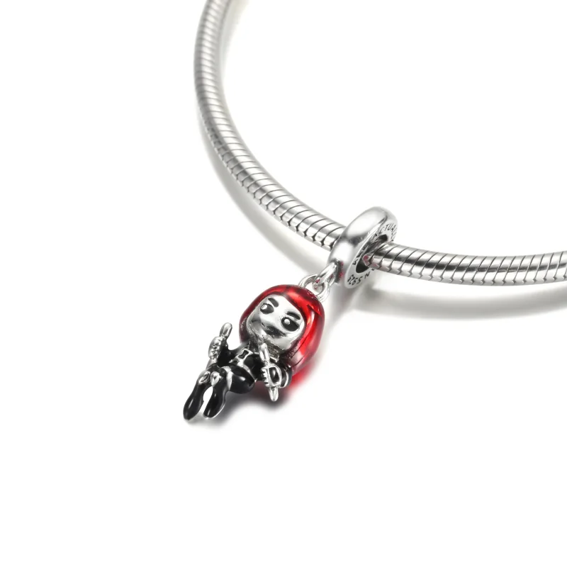 (imagine pentru) PANDORA Marvel Văduva Neagră dintre Avengers Pandantiv - 790785C01 - Vizualizare 4